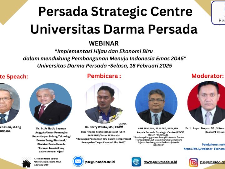 Webinar Ekonomi Hijau dan Biru: Langkah Strategis Menuju Indonesia Emas 2045